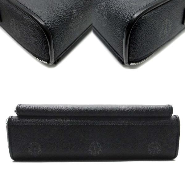【中古】ベルルッティ Berluti マイルズ MILES MM ショルダーバッグ 斜め掛け PVC レザー ブラック 黒 メンズ_4