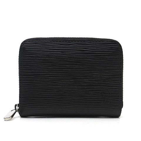 【中古】ルイヴィトン LOUIS VUITTON エピ ジッピーパース 小銭れ ケース M60152 ノワール ブラック 黒 RFID ☆AA★ メンズ