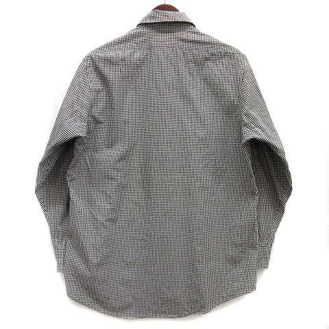 【中古】アン/アンビエント UN/unbient REGULAR COLLAR SHIRT ギンガムチェック シャツ 長袖 ブラック ホワイト 0 UNSH31-1 メンズ 中古】アン/アンビエント UN/unbient REGULAR COLLAR SHIRT ギンガム