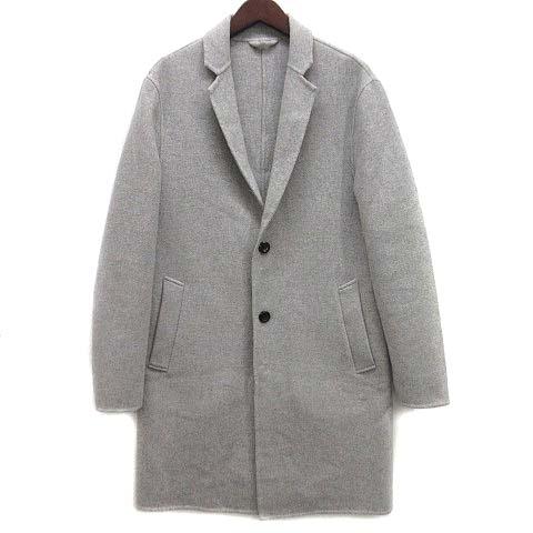 中古】ザラマン ZARA MAN ウール混 チェスター コート 2B グレー S 