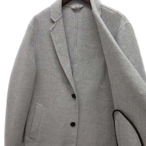 中古】ザラマン ZARA MAN ウール混 チェスター コート 2B グレー S