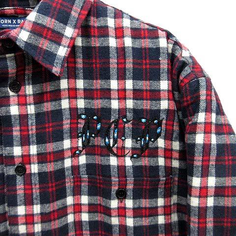 中古】ボーンアンドレイズド BORN X RAISED PCP/LSD ネルシャツ