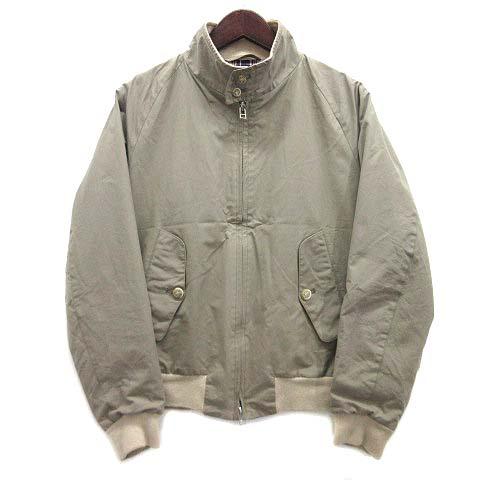 【中古】マッキントッシュ MACKINTOSH スイングトップ ハリントンジャケット ブルゾン OF-AT-SM ERISART ベージュ 36 メンズ