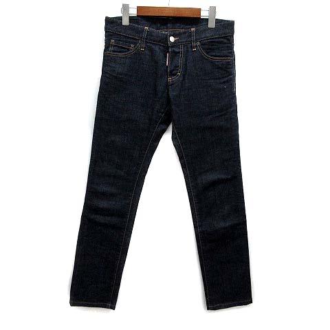 【中古】ディースクエアード DSQUARED2 Slim jean デニムパンツ ジーンズ 44 インディゴ S74LA0799 メンズ