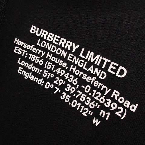 【中古】バーバリー BURBERRY LONDON ENGLAND スウェット パーカー プルオーバー ALLEN HOODIE ブラック 黒 ☆AA★ メンズ_2