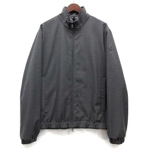 【中古】モンクレール MONCLER 2025SS マラヴァ MALAVAT パフォーマンス ウール ジャケット ブルゾン ジップアップ ミディアムグレー 2