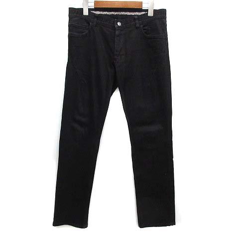 【中古】ナンバーナイン NUMBER (N)INE 宮下期 本人期 ハート涙 デニムパンツ ジーンズ 4 黒 ブラック S07-NN006 メンズ