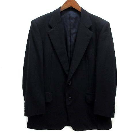 【中古】バーバリー Burberrys スーツ 上下 セットアップ ダイヤゴナル 2B ジャケット パンツ 紺 ネイビー AB5 メンズ_1