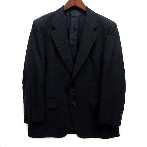 【中古】バーバリーズ Burberrys ウール モヘア スーツ セットアップ ジャケット パンツ 紺 ネイビー AB4 メンズ_1
