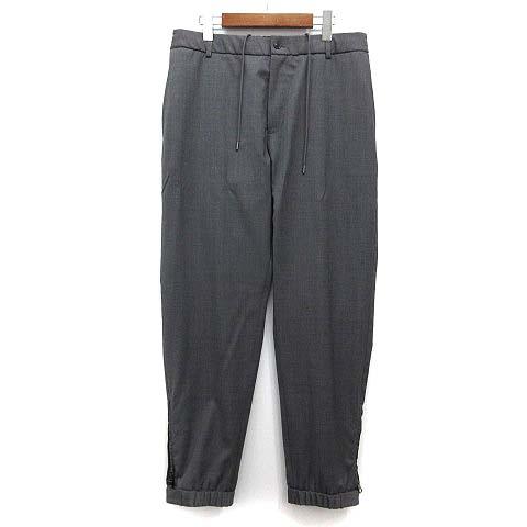 【中古】モンクレール MONCLER 2025SS パフォーマンス ウール ジョガーパンツ PANTALONE SPORTIVO ミディアムグレー 48 K10912A00033
