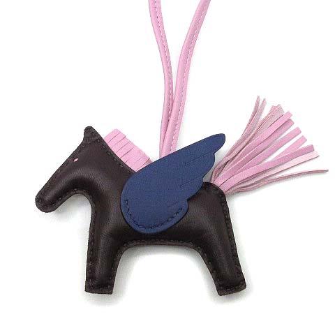【中古】エルメス HERMES ロデオ ペガサス PM バッグチャーム アニョーミロ ルージュセリエ ブルーサフィール モーヴシルベストル B刻印_1