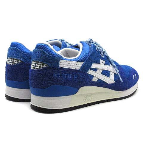 【中古】アシックス asics キス KITH マーベル X-MEN ゲルライト3 ビースト GEL-LYTE III Beast スニーカー スエード ブルー 27.5cm