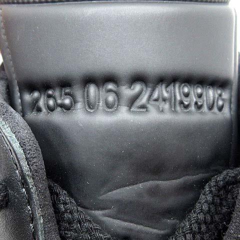 【中古】ドイツ連邦軍 BUNDESWEHR SCHUHE BW SPORT ジャーマン アーミー トレーナー オリジナル レザー オールブラック 26.5cm EU41 美品