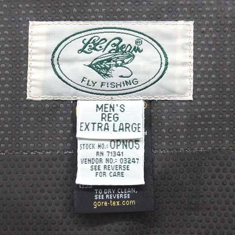 【中古】エルエルビーン L.L.BEAN 90s ゴアテックス フィッシング ジャケット ナイロン GORE-TEX Fly Fishing Jacket グリーン系 XL