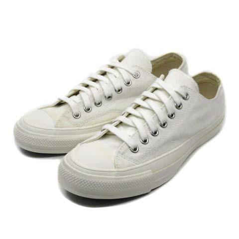 【中古】コンバース アディクト CONVERSE ADDICT チャックテイラー キャンバス ローカット スニーカー 1CK924 ホワイト 白 29cm メンズ