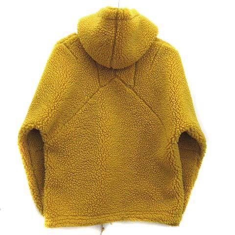 【中古】エヌエヌバイナンバーナイン n(n) by NUMBER (N)INE ボア フリース ジップアップ パーカー 09AW イエロー 黄 1 NNJ-F911A メンズ_1