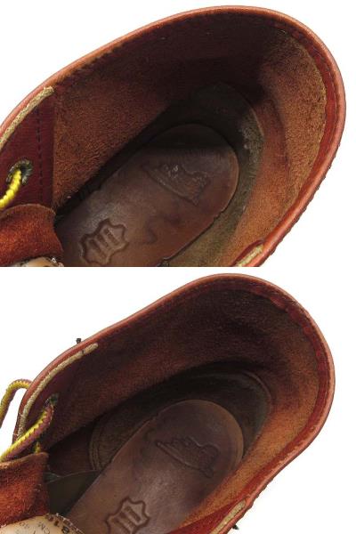 【中古】レッドウィング REDWING 09年 8166 クラシック ラウンドトゥ ブーツ オロラセット 25.5cm メンズ