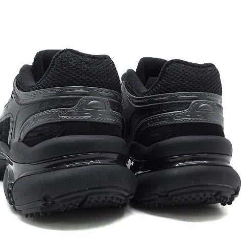 【中古】ラコステ アダムエロペ LACOSTE for ADAM ET ROPE コラボ ローカット スニーカー L003 2K24 ブラック 22.5cm 超美品 レディース