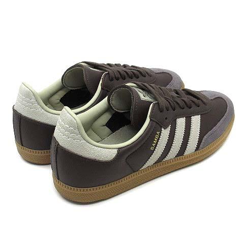 【中古】アディダス adidas サンバ Samba OG スニーカー ID1481 ブラウン 茶 23.5cm 美品 レディース