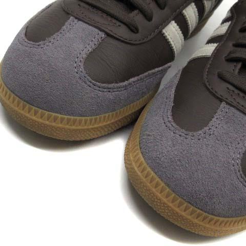 【中古】アディダス adidas サンバ Samba OG スニーカー ID1481 ブラウン 茶 23.5cm 美品 レディース