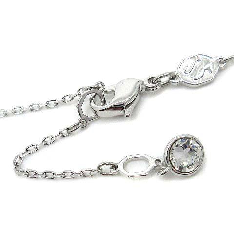 【中古】スワロフスキー SWAROVSKI ハイパーボラ Hyperbola ペンダント ネックレス パヴェ インフィニティ 5687265 シルバー 新品同様_3