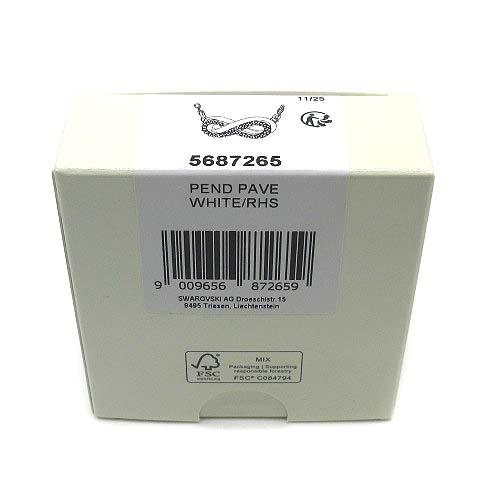 【中古】スワロフスキー SWAROVSKI ハイパーボラ Hyperbola ペンダント ネックレス パヴェ インフィニティ 5687265 シルバー 新品同様_5