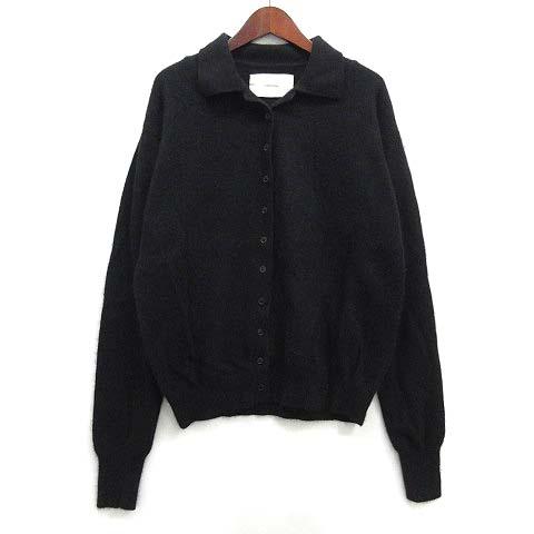 【中古】トゥデイフル TODAYFUL 2025AW Raccoon Knit Cardigan ラクーン カーディガン F 黒 ブラック 12520522 レディース