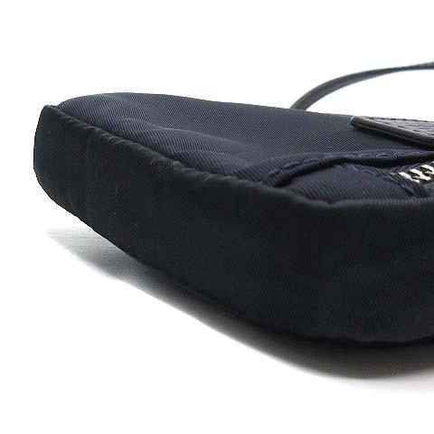 【中古】フェリージ Felisi ネック ウォレット 財布 ミニ ショルダーバッグ ポーチ 1130/5 ブルー 美品 メンズ_3