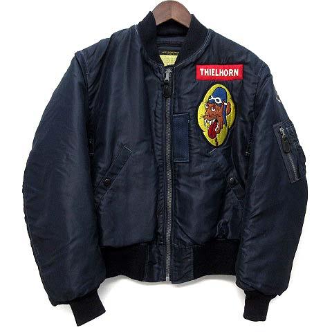 【中古】バズリクソンズ BUZZ RICKSON’S B-15C MOD モディファイ 飛翔上衣 36 紺 米国海軍 M13779 M品番 メンズ
