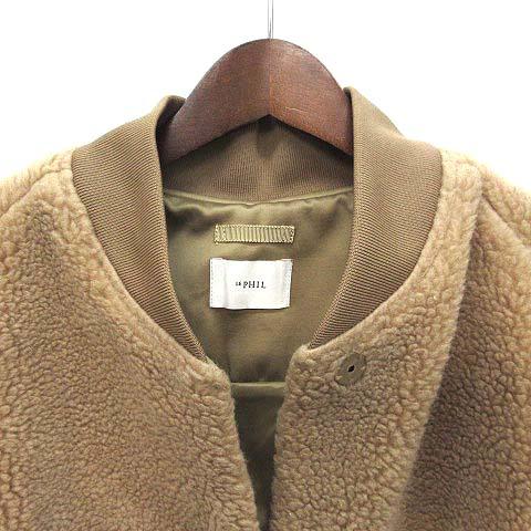 【中古】ル フィル LE PHIL ウール ボア ケープ ポンチョ コート 2024AW ベージュ F 534-4250020 レディース_2