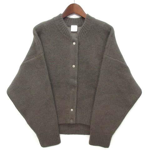 【中古】未使用品 エレンディーク ELENDEEK CNラクーン ミックス ブルゾン 2025AW ブラウン 茶 F 512552820701 レディース