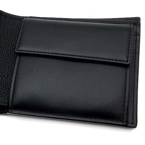 【中古】ディオール DIOR グラビティ レザー 二つ折り 財布 Bifold Wallet 2ESBC027FLG ブラック 黒 美品 メンズ_4