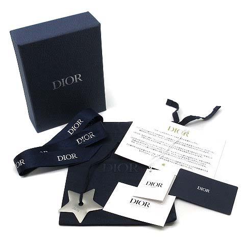 【中古】ディオール DIOR グラビティ レザー 二つ折り 財布 Bifold Wallet 2ESBC027FLG ブラック 黒 美品 メンズ_7