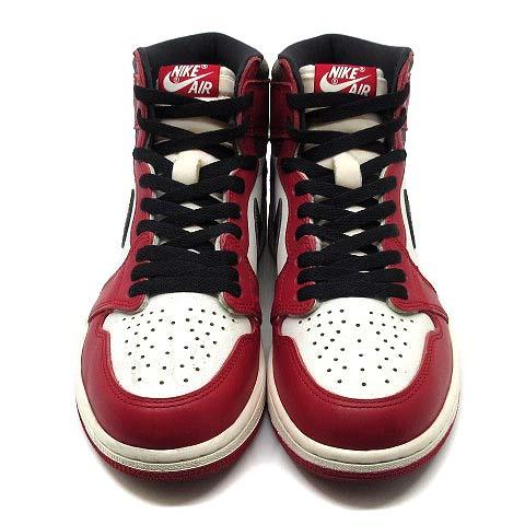 【中古】ナイキ NIKE エアジョーダン 1 レトロ ハイ AIR JORDAN 1 RETRO HIGH OG LOST & FOUND スニーカー DZ5485-612 レッド 26.5cm ☆A_2
