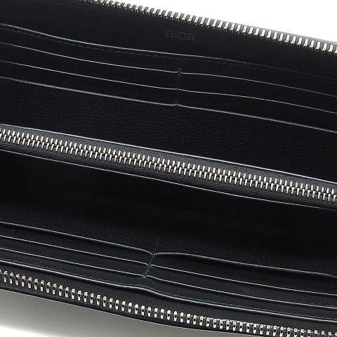 【中古】ディオール DIOR CDロゴ ラウンドファスナー 長財布 レザー 2ESBC252CDI ブラック 黒 ☆AA★ メンズ_3