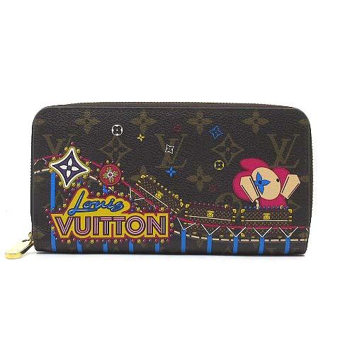 【中古】ルイヴィトン LOUIS VUITTON モノグラム ヴィヴィエンヌ ジッピーウォレット 長財布 M69750 2020年ホリデー限定 レディース