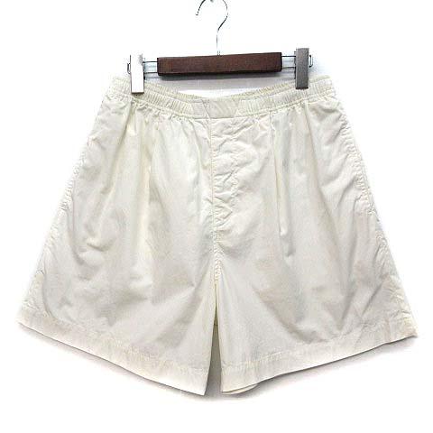 【中古】エルメス HERMES コットン ナイロン イージー ショーツ ショートパンツ 355660H 2023SS オフホワイト 白 42 メンズ