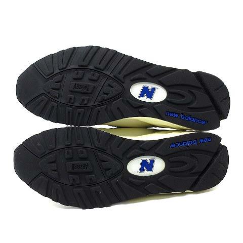 【中古】ニューバランス NEW BALANCE USA製 M990WB2 スニーカー ホワイト ブラック ブルー 白 黒 青 26.5cm メンズ_7