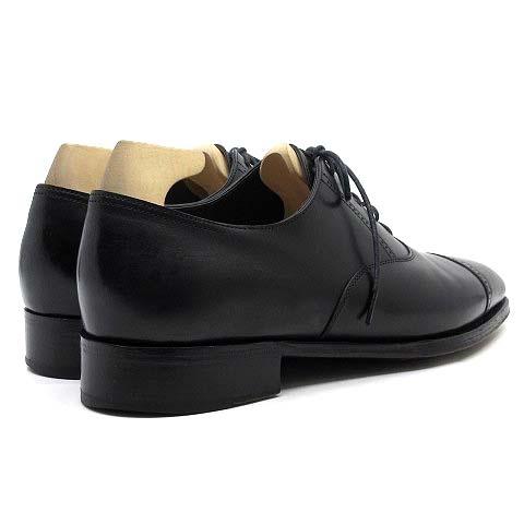 【中古】ジョンロブ JOHN LOBB フィリップ2 PHILIP II キャップトゥ オックスフォード シューズ 内羽根 レザー ブラック 黒 6D 約24.5cm_1