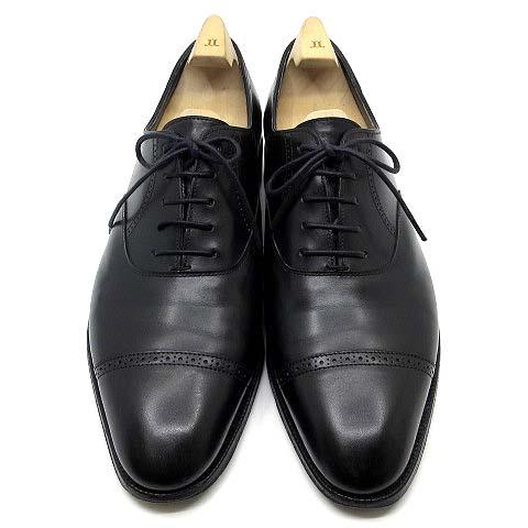 【中古】ジョンロブ JOHN LOBB フィリップ2 PHILIP II キャップトゥ オックスフォード シューズ 内羽根 レザー ブラック 黒 6D 約24.5cm_2
