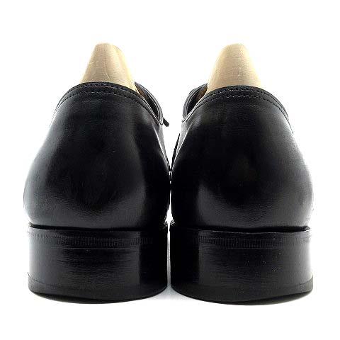 【中古】ジョンロブ JOHN LOBB フィリップ2 PHILIP II キャップトゥ オックスフォード シューズ 内羽根 レザー ブラック 黒 6D 約24.5cm_3