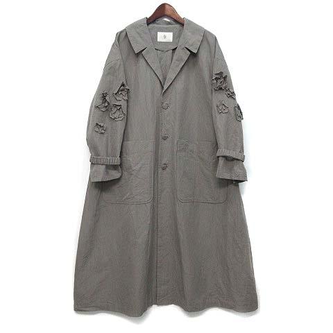 【中古】ガサ GASA 2024SS 天秤座 花弁のコート Petal coat スチールグレー 11241-06101 レディース