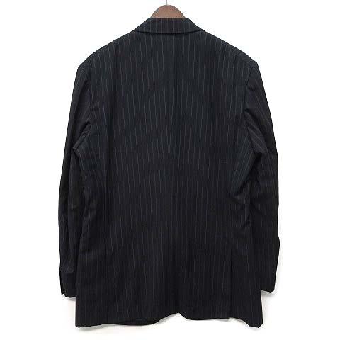 【中古】ロロピアーナ ダニエルクレミュ DANIEL CREMIEUX スーツ セットアップ ストライプ 2B ジャケット パンツ 紺 ネイビー 50 42_2