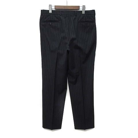 【中古】ロロピアーナ ダニエルクレミュ DANIEL CREMIEUX スーツ セットアップ ストライプ 2B ジャケット パンツ 紺 ネイビー 50 42_6