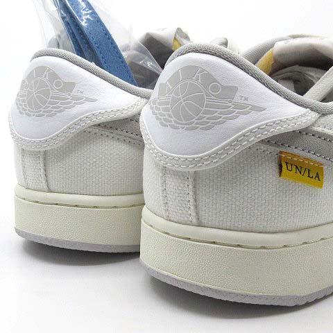 【中古】未使用品 ナイキ NIKE ユニオン UNION AJ1 Air Jordan 1 Low AJKO スニーカー 27cm ホワイト DO8912-101 ☆AA★ メンズ_3