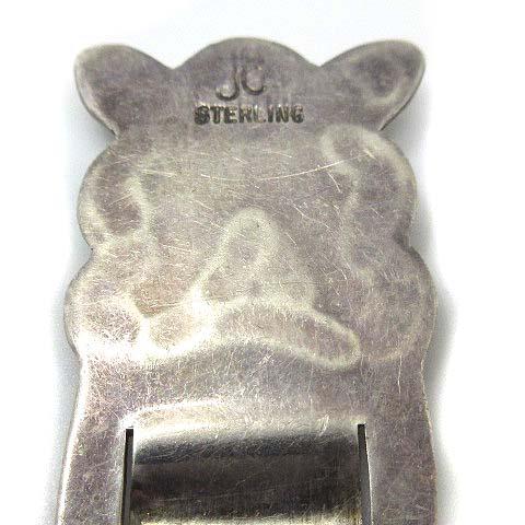【中古】ジェフリー カスティージョ JEFFREY CASTILLO インディアンジュエリー ナバホ ブックマーク しおり ターコイズ シルバー_4