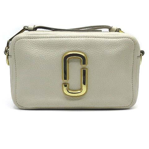 【中古】マークジェイコブス MARC JACOBS THE SOFTSHOT レザー カメラバッグ ショルダーバッグ クリーム M0014591 レディース_1