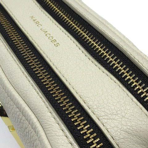 【中古】マークジェイコブス MARC JACOBS THE SOFTSHOT レザー カメラバッグ ショルダーバッグ クリーム M0014591 レディース_5