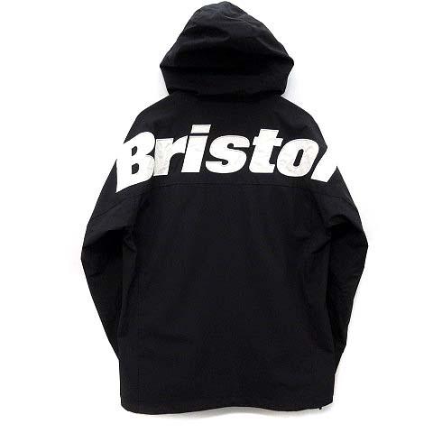 【中古】ブリストル F.C.Real Bristol FCRB BIG LOGO WARM UP JACKET イーベント ビッグロゴ ジャケット S 黒 ブラック FCRB-210000