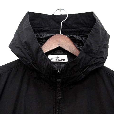 【中古】ストーンアイランド STONE ISLAND ナイロン フーデッド ブルゾン ジャケット 761540632 ブラック 黒 S メンズ_2